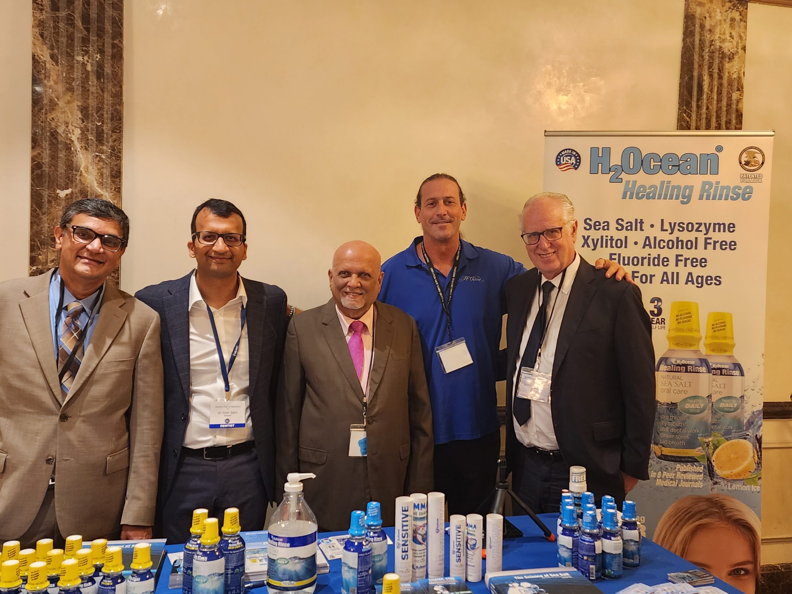 Dr. Rajiv Saini and Eddie Kolos join Dr. Chad Gehani, Past President of the American Dental Association, to exchange insights on oral care innovations.